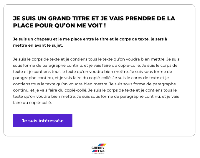 Bonne mise en page Web - améliorer l'expérience de vos utilisateurs