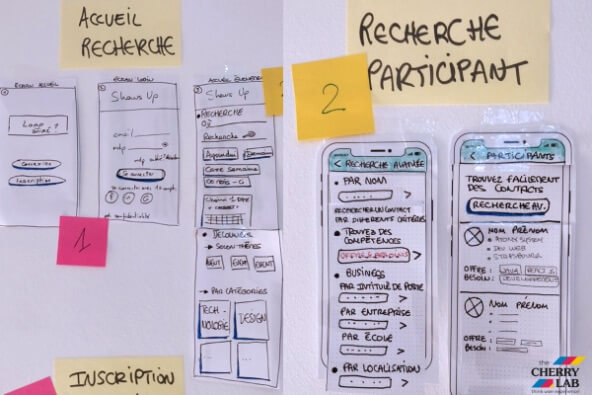 Réalisation de wireframes